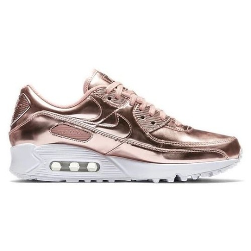 Кроссовки Nike Air Max Womens 90 Metallic Pack - Rose Gold CQ6639-600 розовые
