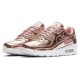 Кроссовки Nike Air Max Womens 90 Metallic Pack - Rose Gold CQ6639-600 розовые