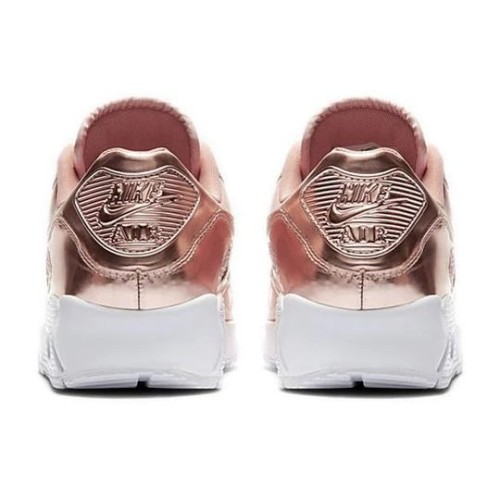 Кроссовки Nike Air Max Womens 90 Metallic Pack - Rose Gold CQ6639-600 розовые