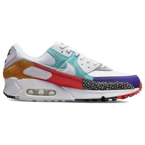 Nike Air Max (Найк Эир Макс) Womens 90 Safari Mix DH5075-100 разноцветные женские