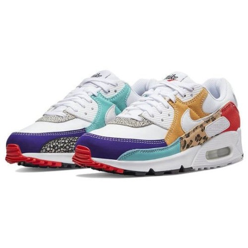 Nike Air Max (Найк Эир Макс) Womens 90 Safari Mix DH5075-100 разноцветные женские