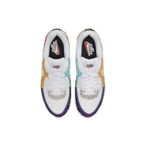 Nike Air Max (Найк Эир Макс) Womens 90 Safari Mix DH5075-100 разноцветные женские