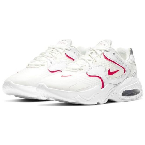 Nike Air Max (Найк Эир Макс) Womens White Siren Red CK2947-104 женские белые