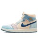 Nike Air Jordan 1 бежевые высокие Celestine Blue Sail DQ5091-041