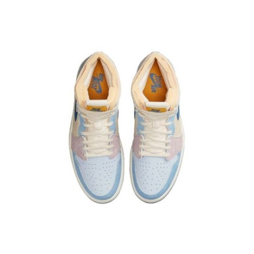 Nike Air Jordan 1 бежевые высокие Celestine Blue Sail DQ5091-041