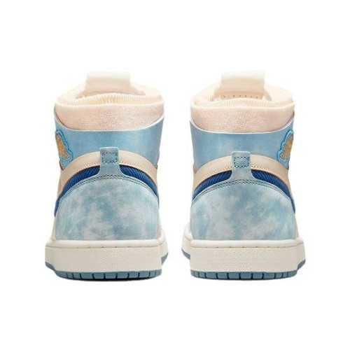 Nike Air Jordan 1 бежевые высокие Celestine Blue Sail DQ5091-041