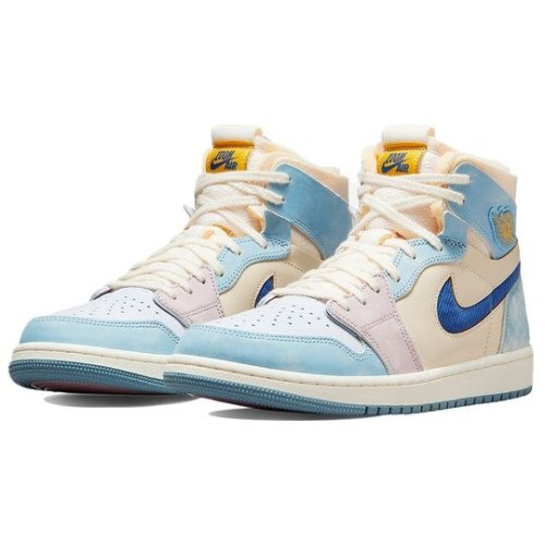 Nike Air Jordan 1 бежевые высокие Celestine Blue Sail DQ5091-041
