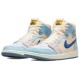Nike Air Jordan 1 бежевые высокие Celestine Blue Sail DQ5091-041