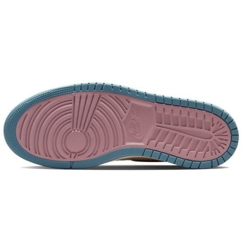 Nike Air Jordan 1 бежевые высокие Celestine Blue Sail DQ5091-041