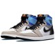 Nike Air Jordan 1 Retro высокие бежевые с цветными вставками OG Prototype DC6515-100
