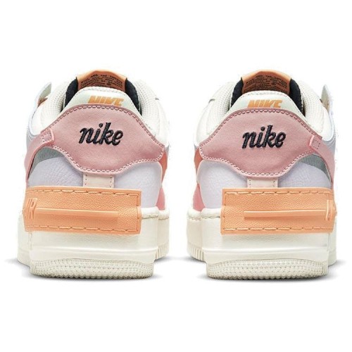 Кроссовки Nike Womens Air Force 1 Shadow Sail Pink Glaze Orange