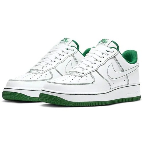 Кроссовки Nike Air Force 1 07 Contrast Stitch-White Pine Green мужские