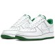 Кроссовки Nike Air Force 1 07 Contrast Stitch-White Pine Green мужские