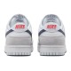 Кроссовки Nike Dunk White Grey Navy Aqua бело-серые