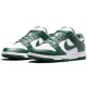 Кроссовки Nike Dunk Michigan State бело-зеленые