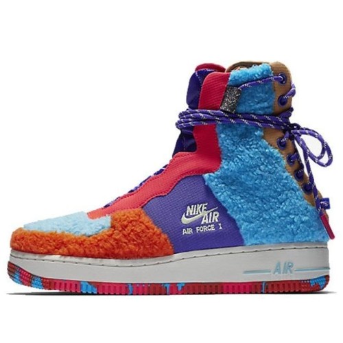 Кроссовки Nike Womens Air Force 1 Rebel XX Sherpa Multi