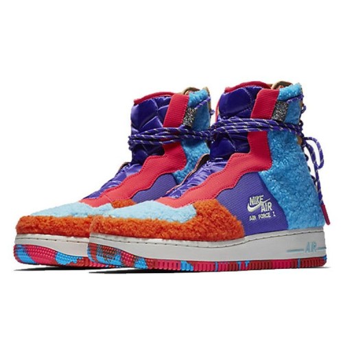 Кроссовки Nike Womens Air Force 1 Rebel XX Sherpa Multi