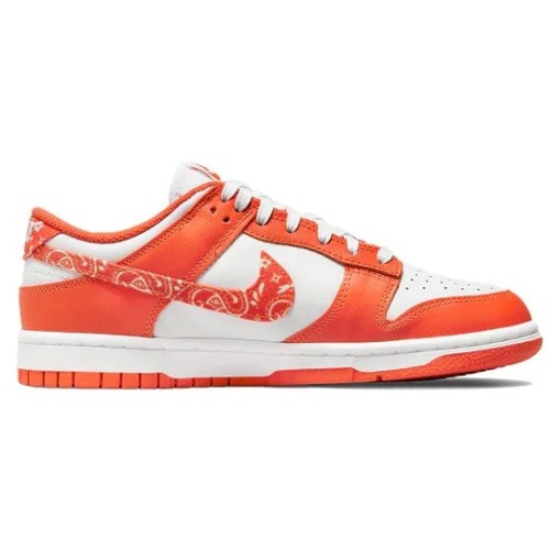 Кроссовки Nike Dunk Orange Paisley бело-оранжевые