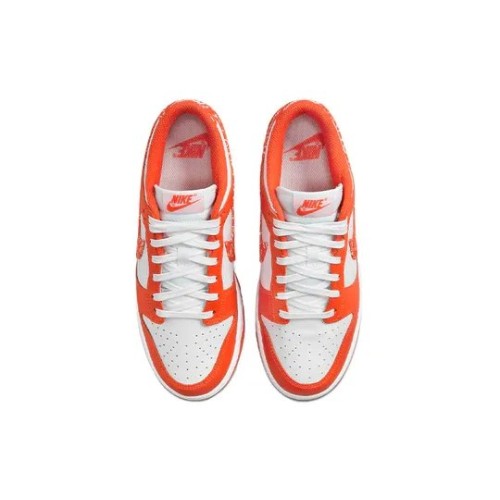 Кроссовки Nike Dunk Orange Paisley бело-оранжевые