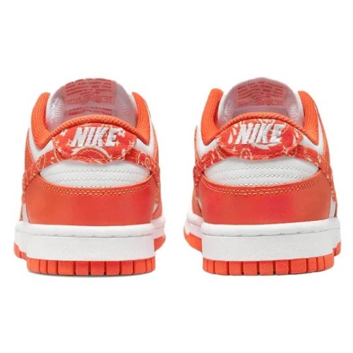 Кроссовки Nike Dunk Orange Paisley бело-оранжевые