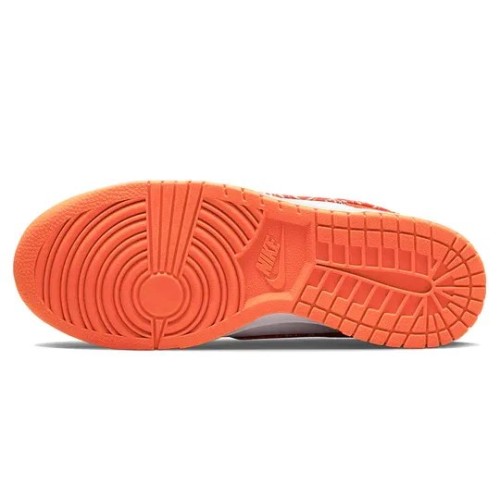 Кроссовки Nike Dunk Orange Paisley бело-оранжевые