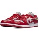 Кроссовки Nike Off White x Dunk Low University Red CT0856-600