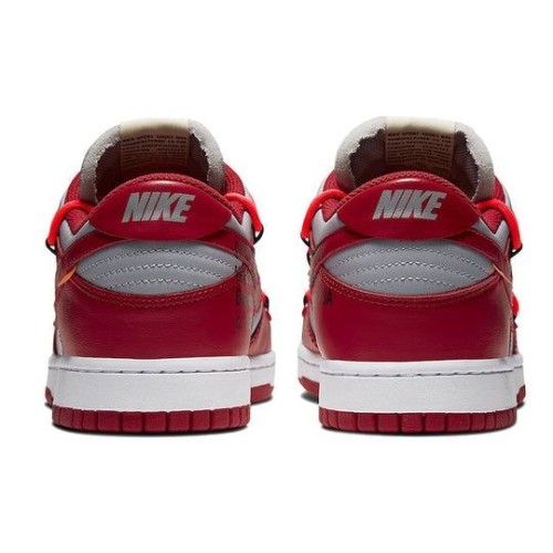 Кроссовки Nike Off White x Dunk Low University Red CT0856-600