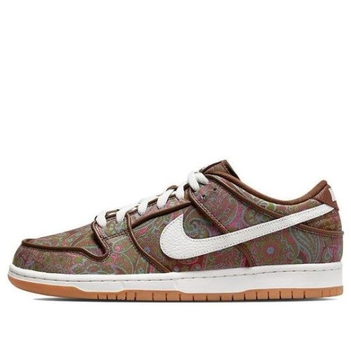 Кроссовки Nike Dunk Low Pro Premium SB Paisley низкие коричневые