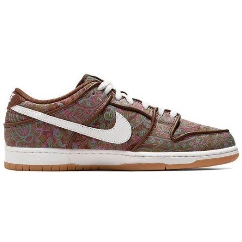 Кроссовки Nike Dunk Low Pro Premium SB Paisley низкие коричневые