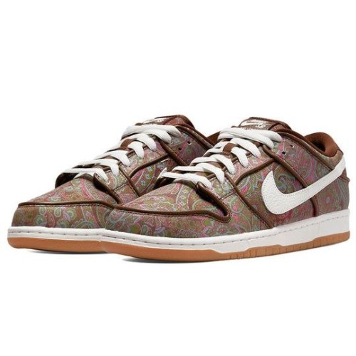 Кроссовки Nike Dunk Low Pro Premium SB Paisley низкие коричневые