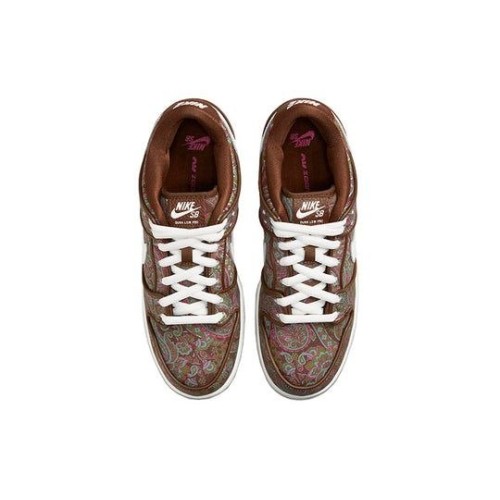 Кроссовки Nike Dunk Low Pro Premium SB Paisley низкие коричневые