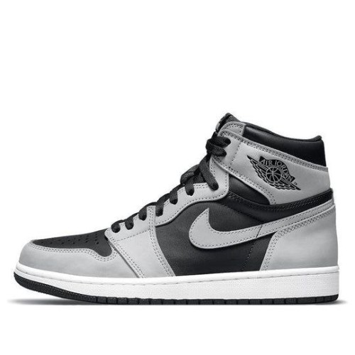 Кроссовки Nike Air Jordan 1 Retro черно-серые выские OG Shadow 2.0 555088-035