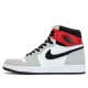Nike Air Jordan 1 Retro High OG Smoke Grey серо-белые с цветными вставками 555088-126