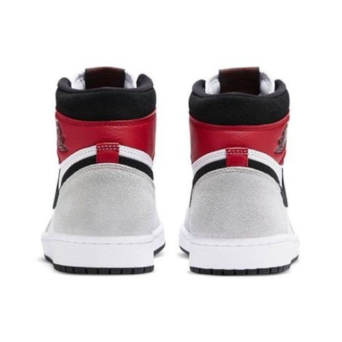 Nike Air Jordan 1 Retro High OG Smoke Grey серо-белые с цветными вставками 555088-126