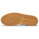 Nike Air Jordan 1 Mid светло-коричневые с белыми вставками Tan Gum 554724-271