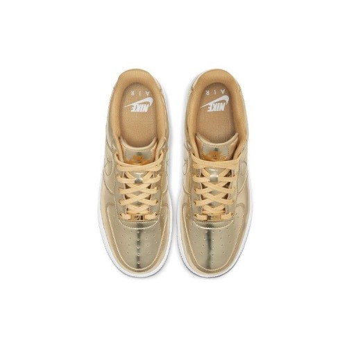 Кроссовки Nike Womens Air Force 1 SP Liquid Metal - Gold
