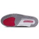 Кроссовки Nike Air Jordan 3 Retro белые с цветными вставками Cardinal Red CT8532-126