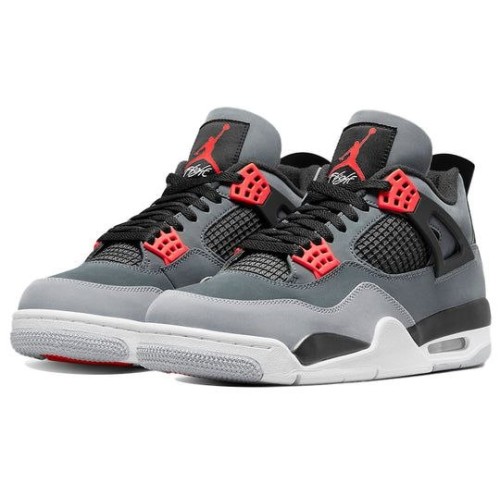 Кроссовки Nike Air Jordan 4 Retro Infrared 23 серые DH6927-061