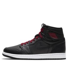 Nike Air Jordan 1 Retro черные высокие OG Black Gym Red 555088-060
