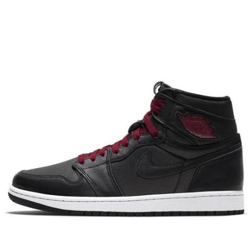 Nike Air Jordan 1 Retro черные высокие OG Black Gym Red 555088-060