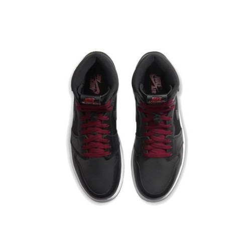 Nike Air Jordan 1 Retro черные высокие OG Black Gym Red 555088-060
