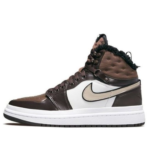 Кроссовки Nike Air Jordan 1 высокие женские коричневые Chocolate DC7723-200