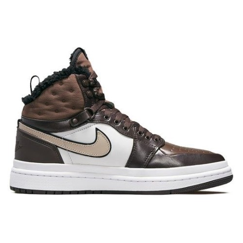 Кроссовки Nike Air Jordan 1 высокие женские коричневые Chocolate DC7723-200
