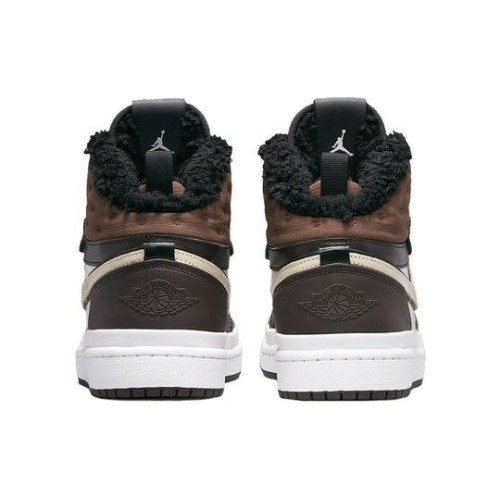 Кроссовки Nike Air Jordan 1 высокие женские коричневые Chocolate DC7723-200