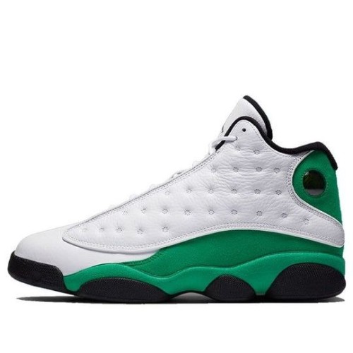 Кроссовки Nike Air Jordan 13 Retro бело-зеленые DB6537-113