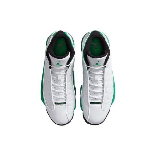 Кроссовки Nike Air Jordan 13 Retro бело-зеленые DB6537-113