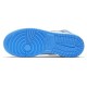 Nike Air Jordan 1 Retro High OG University Blue черно-голубые высокие 575441-134