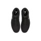Кроссовки Nike Air Jordan 1 Mid Triple Black Suede черные высокие 554724-056