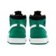 Кроссовки Nike Air Jordan 1 Zoom Comfort Stadium Green бело-зеленые высокие CT0978-300