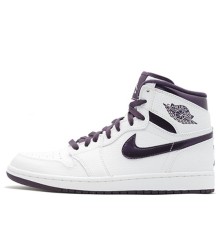 Nike Air Jordan 1 Retro High Grand Purple белые высокие 332550-151